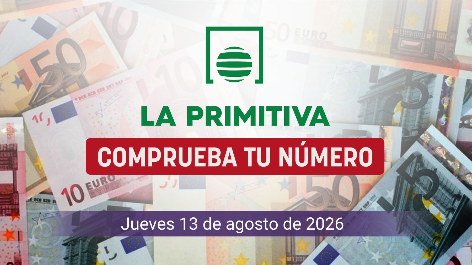 Comprobar La Primitiva: resultado y número premiado hoy, jueves 13 de agosto de 2026