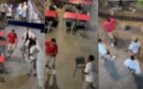 pelea Palma plaza columnas silla