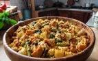 La sopa de los siete ramales, plato de Andalucía, manjar pueblo de Málaga, plato de pastores andaluz.