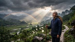 El proverbio chino sobre la resiliencia (Imagen hecha con IA).