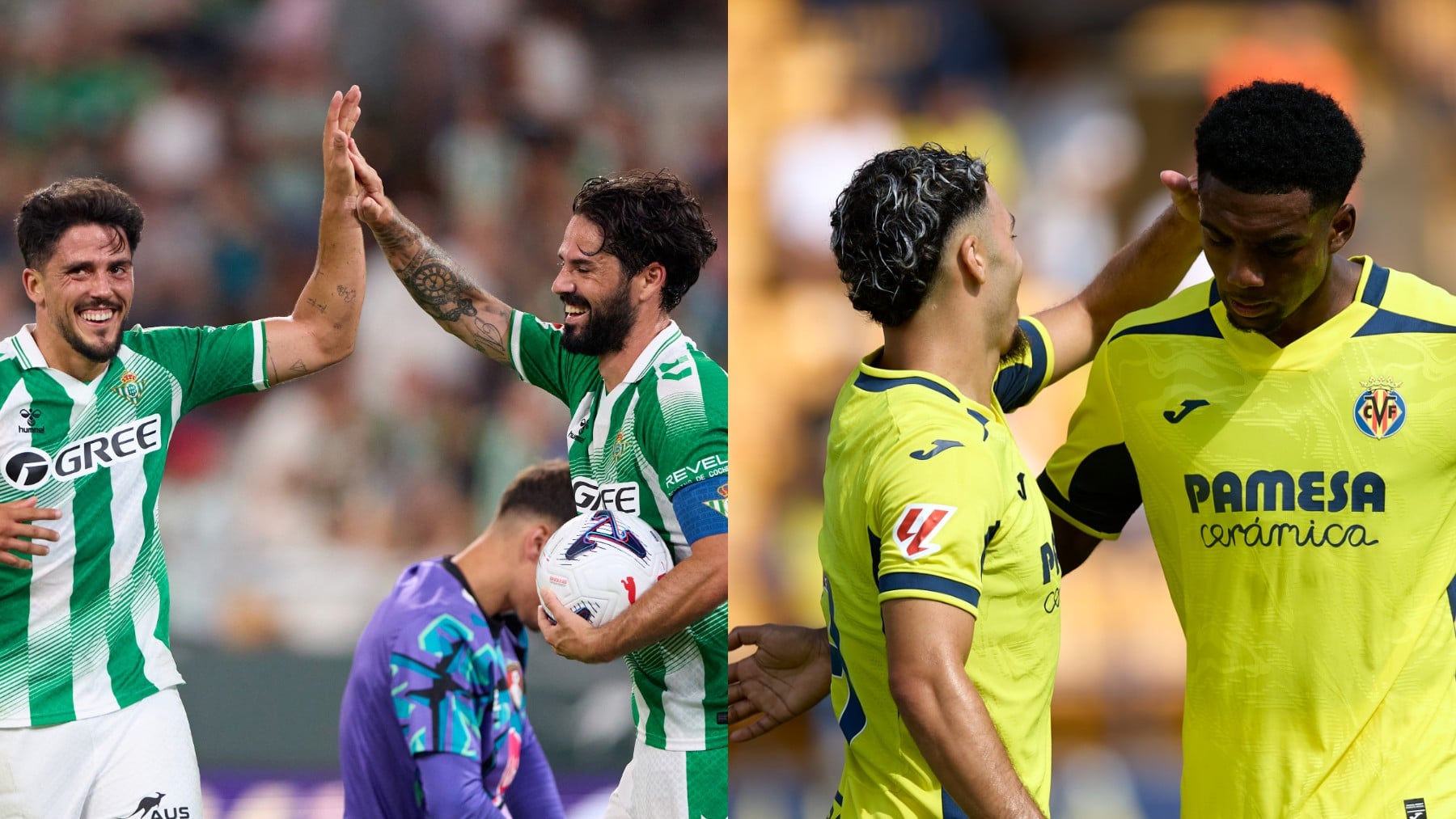 Real Betis y Villarreal (Getty)