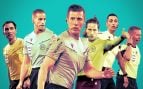 De Burgos Bengoetxea, Alberola Rojas, Soto Grado, Munuera Montero, Sánchez Martínez y Hernández Hernández