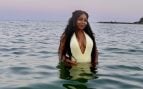 Sheila Ebana disfrutando de Ibiza