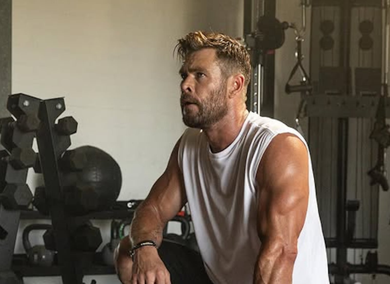 Chris Hemsworth haciendo deporte. (Foto: Instagram)