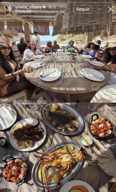 Comida de la madre de Lamine Yamal en Ibiza