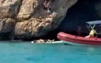Rescate joven acantilado