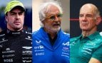 Fernando Alonso, Flavio Briatore y Adrian Newey