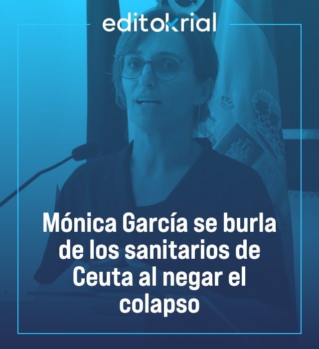 Mónica García se burla de los sanitarios de Ceuta al negar el colapso