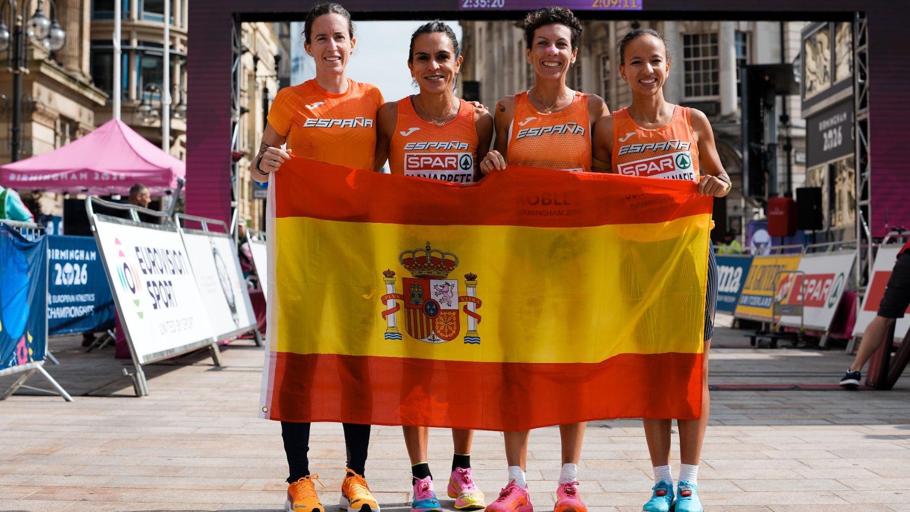 Otra medalla para España: bronce en maratón por equipos femeninos