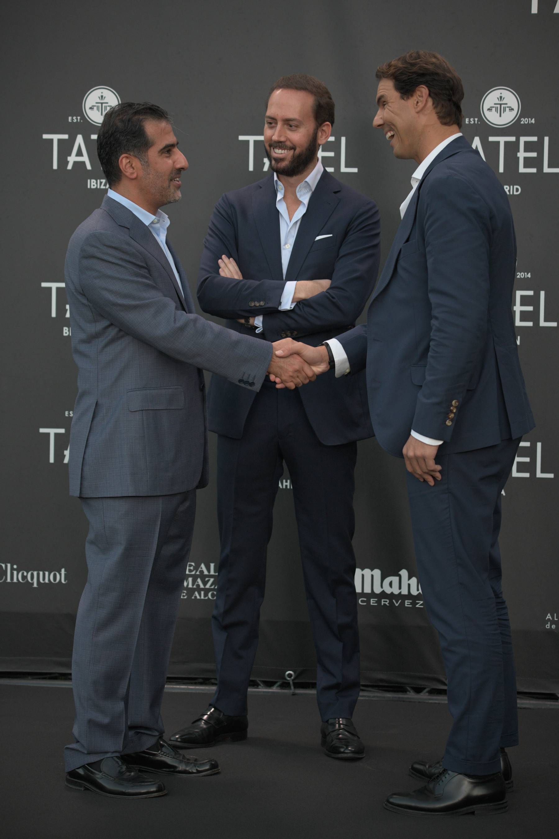 Manuel Campos Guallar y Rafael Nadal en un evento en Madrid. (Foto: Europa Press)