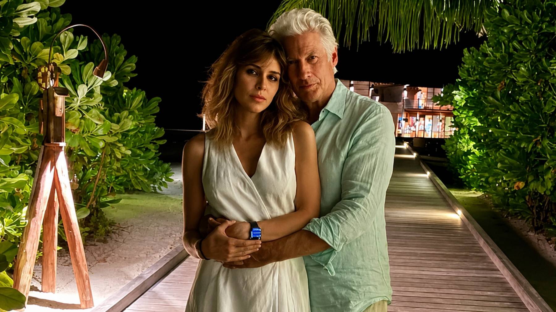Alejandra y Richard Gere durante unas vacaciones. (Foto: RRSS)