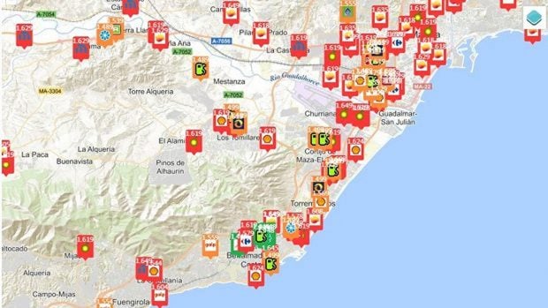 precio gasolina 21 agosto Madrid