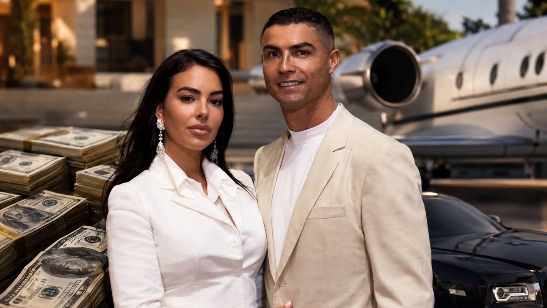 Georgina Rodríguez y Cristiano Ronaldo. (Foto: RRSS)