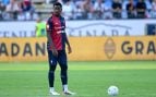 Yael Trepy, con el Cagliari.