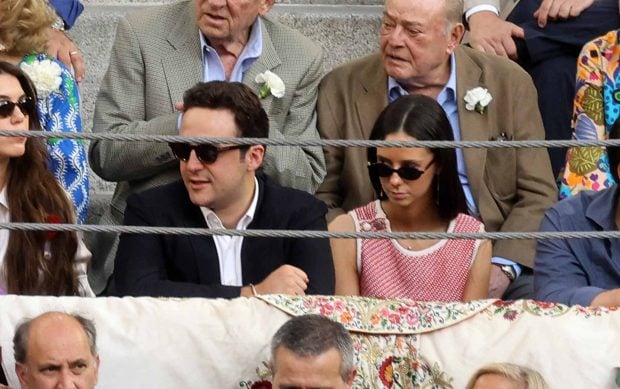 Felipe Juan Froil&aacute;n de Marichalar y Victoria Federica en Las Ventas. (Foto: Europa Press)