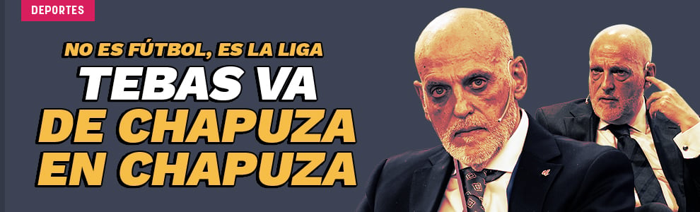 No es fútbol, es la Liga: Tebas va de chapuza en chapuza
