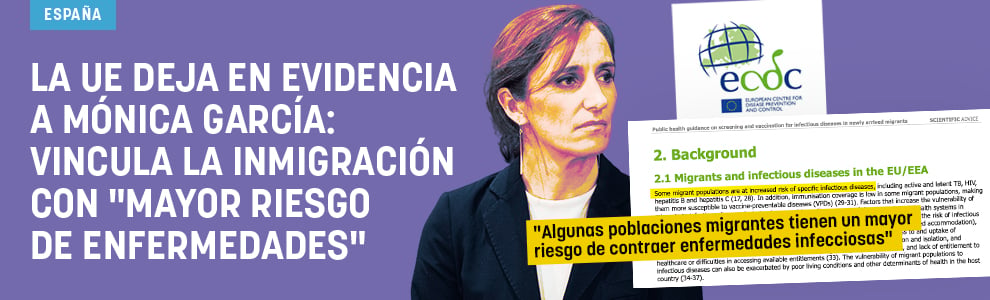 La UE deja en evidencia a Mónica García: vincula la inmigración con mayor riesgo de enfermedades