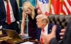 Donald Trump y Natalie Harp en la Casa Blanca. (Foto: Europa Press)