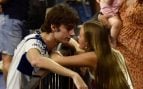Pablo Urdangarin y Johanna Zott durante un partido de él. (Foto: Europa Press)