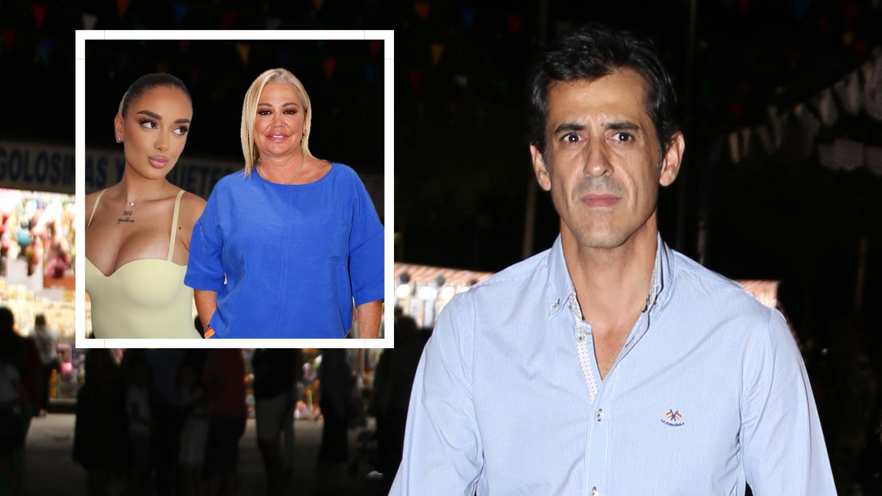 Juls Janeiro, Belén Esteban y Víctor Janeiro. (Foto: Europa Press y RRSS)