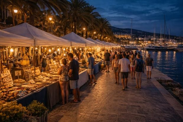 Reina Letizia, Mallorca, mercadillos