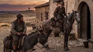 Representación de Sancho Panza y Don Quijote realizada con inteligencia artificial.