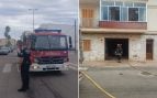 Una sartén al fuego provoca un incendio en una cocina de una vivienda de Llucmajor y deja un herido leve