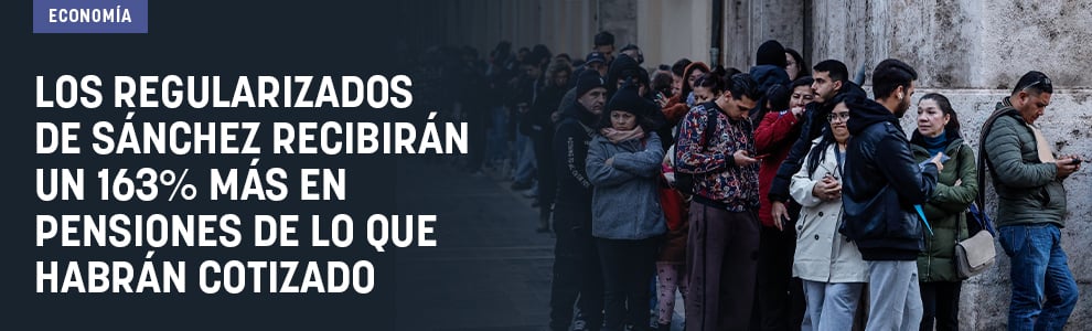 Los regularizados de Sánchez recibirán un 163% más en pensiones de lo que habrán cotizado