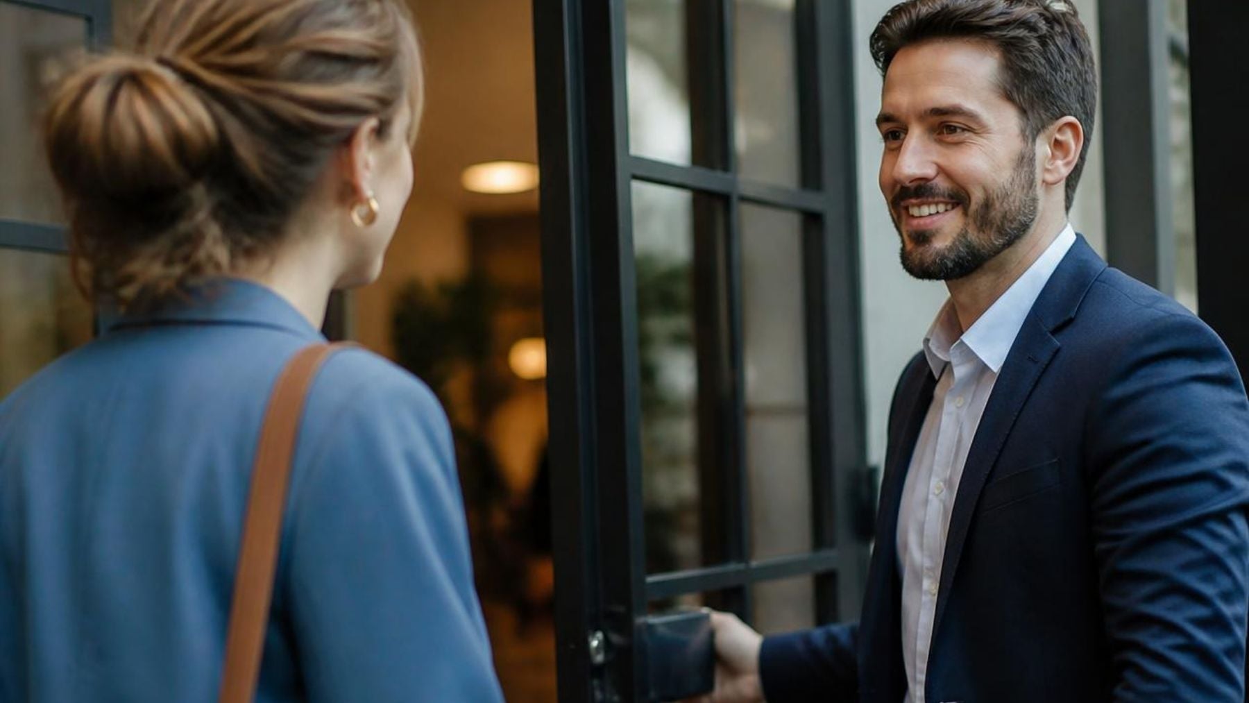 La psicología dice que las personas que dejan pasar primero a alguien por la puerta no lo hacen por generosidad, más bien es un reconocimiento social