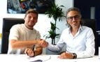 Max Verstappen y Laurent Mekies