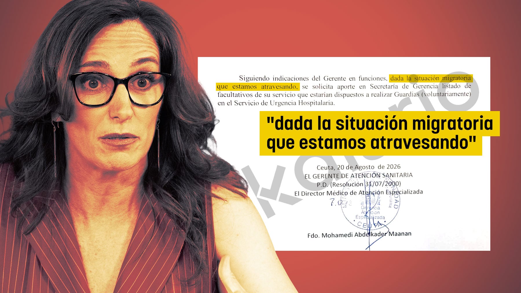 Mónica García busca médicos que hagan guardias voluntarias para maquillar el colapso sanitario en Ceuta