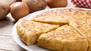 Tortilla de patatas, comida, gastronomía