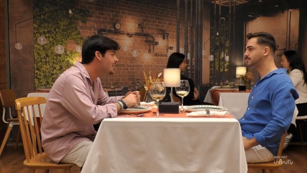 Vicent y Marco en First Dates. (Mediaset)
