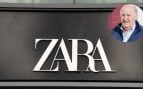 Tienda ZARA y foto de Amancio Ortega. (EuropaPress)