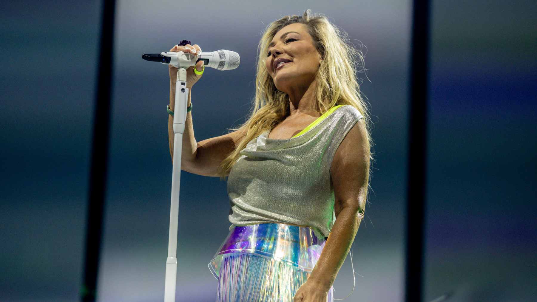 La cantante del grupo ‘La Oreja de Van Gogh’, Amaia Montero, durante un concierto. (Foto: Europa Press)
