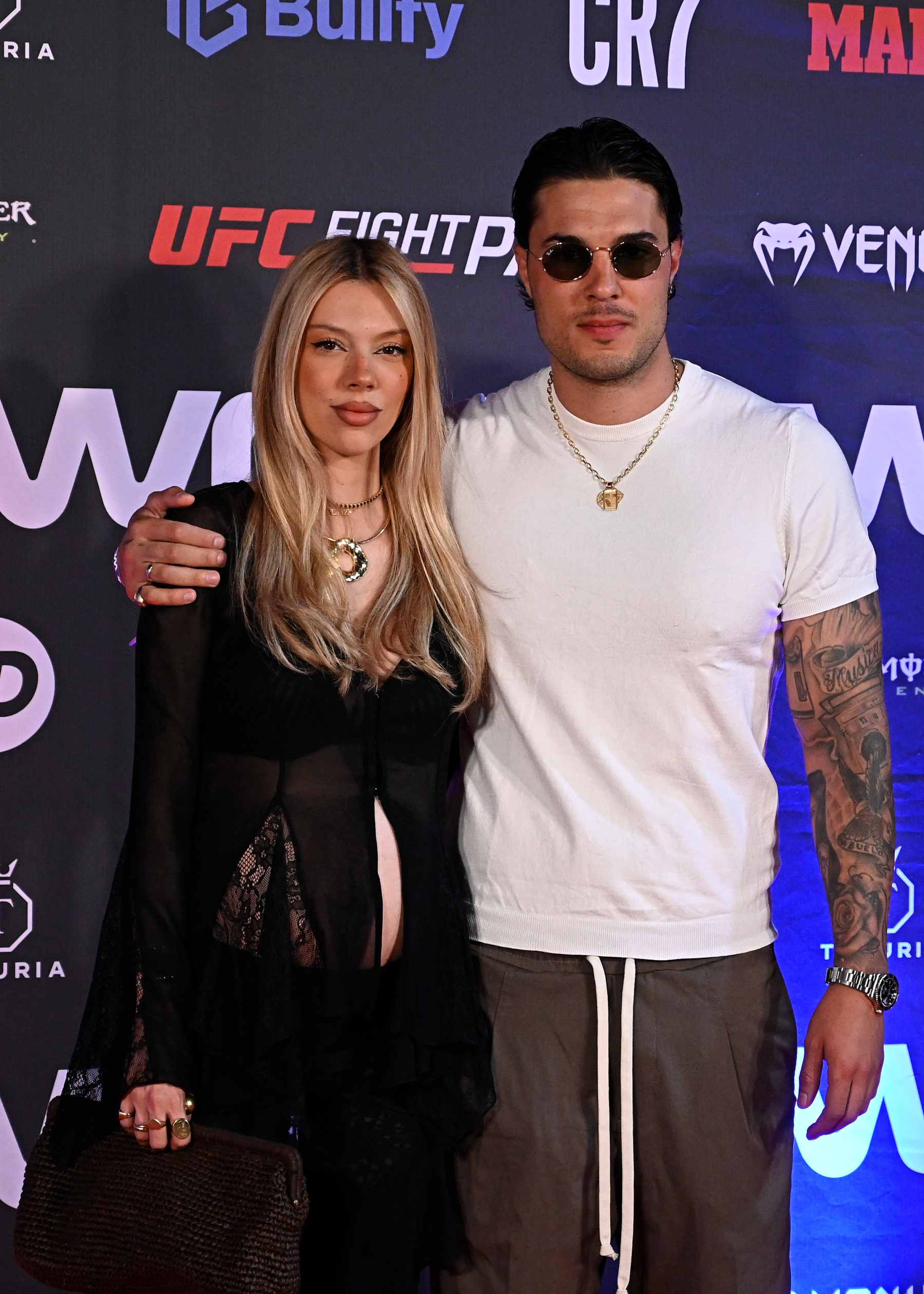 Alejandra Rubio y Carlo Costanzia en un evento en Madrid. (Foto: Europa Press)