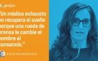 Mónica García: la bata y la mordaza