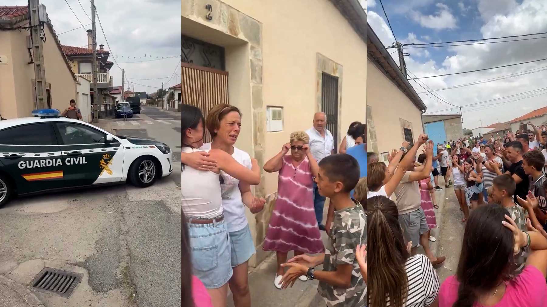 La Guardia Civil expulsa a una familia de okupas tras la presión de los vecinos de Garcihernández, Salamanca