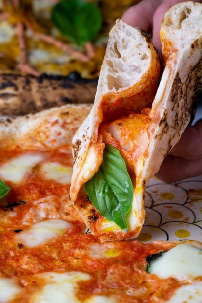 Trozo de pizza Margarita
