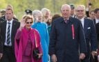 Harald V de Noruega y Sonia de Noruega saudando, muere Harald de Noruega
