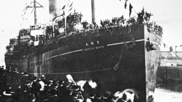 El Hofuku Maru en actividad. Foto: Archivo Federal Alemán