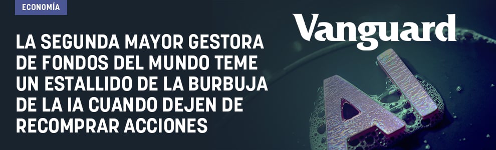 La segunda mayor gestora de fondos del mundo teme un estallido de la burbuja de la IA cuando dejen de recomprar acciones