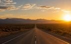 Carretera en línea recta