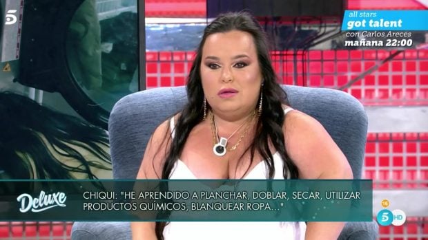 Chiqui en 'Deluxe'. (Mediaset)