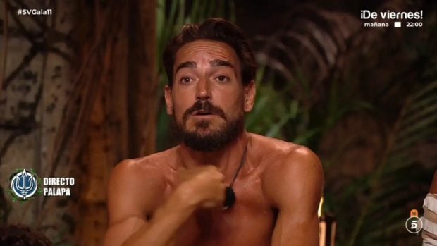 Dami&aacute;n Quintero en 'Supervivientes'. (Mediaset)