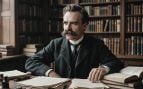 Nietzsche. Imagen generada con IA.