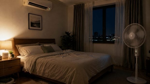 Usar aire acondicionado y ventilador a la vez, truco expertos contra el calor, c&oacute;mo utilizar aire acondicionado, uso eficiente del aire acondicionado en verano.