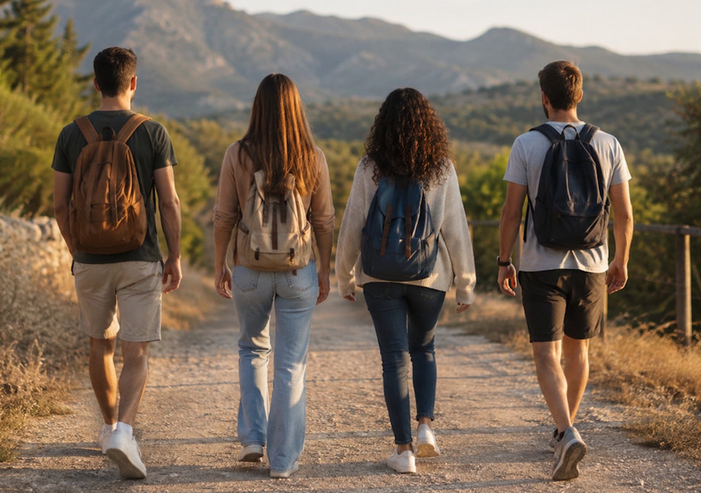 Imagen de un grupo de personas andando. (Foto: Okdiario)