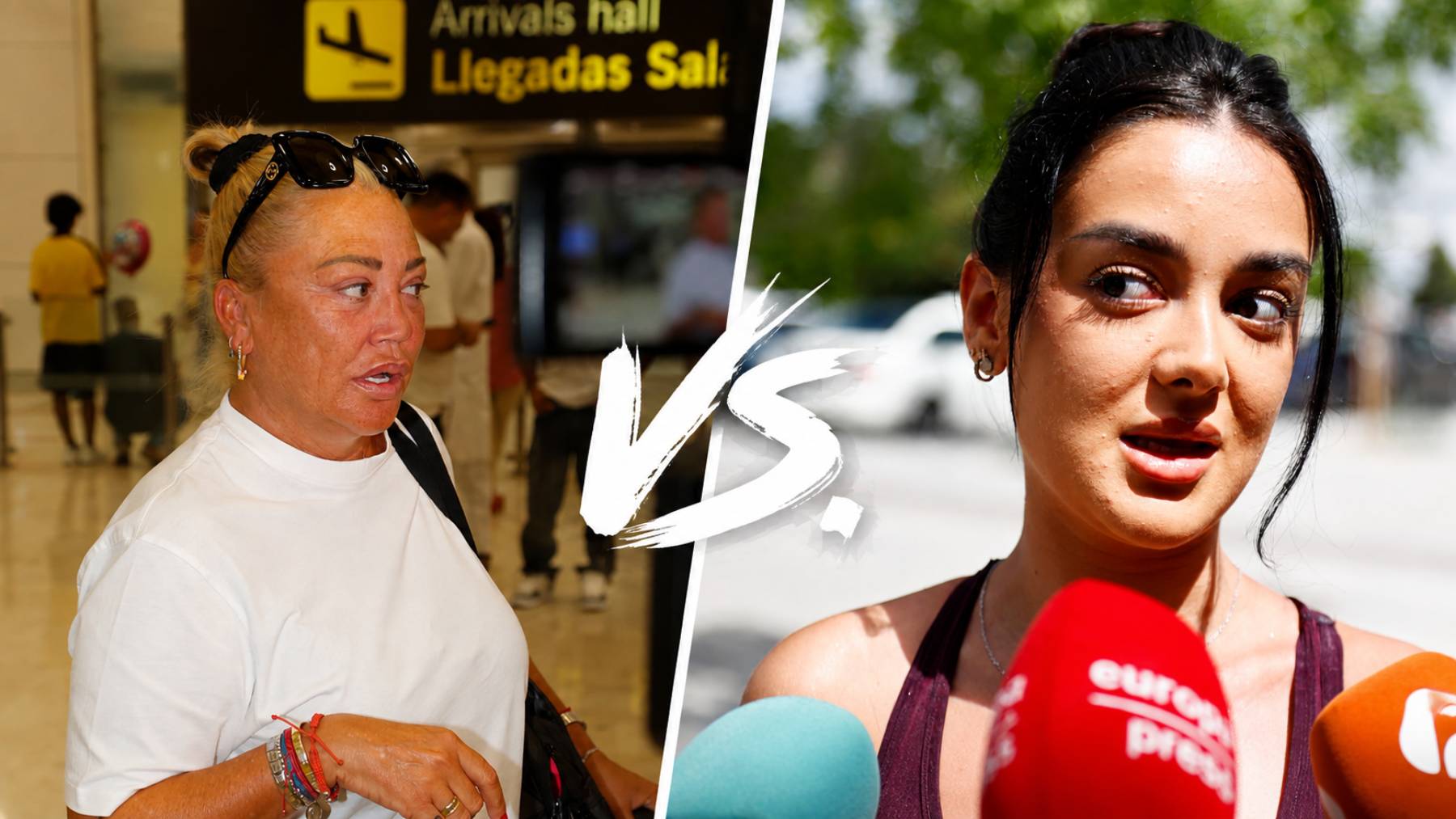 Belén Esteban y Julia Janeiro. (Foto: Europa Press)