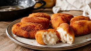 Croquetas, comida, truco, alimento